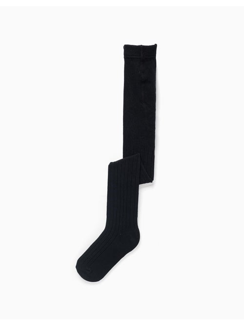 Collants de maille côtelée anti-bouloche - Kiabi