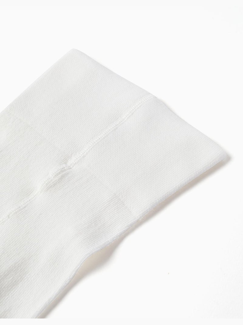 Collants de taille haute Blanc - Kiabi