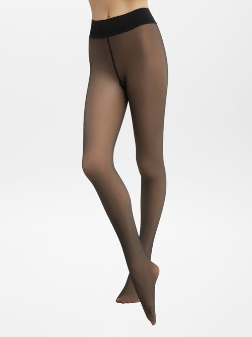 Collants 'Dim' 80D polaire - Kiabi