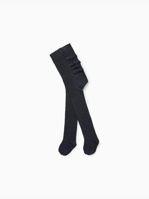 Collants en maille à volants - Kiabi