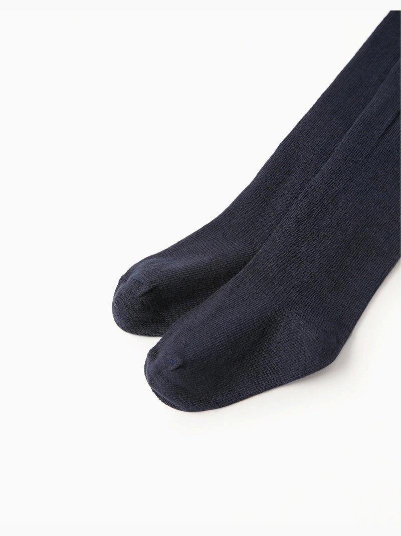 Collants en maille à volants Bleu foncé - Kiabi