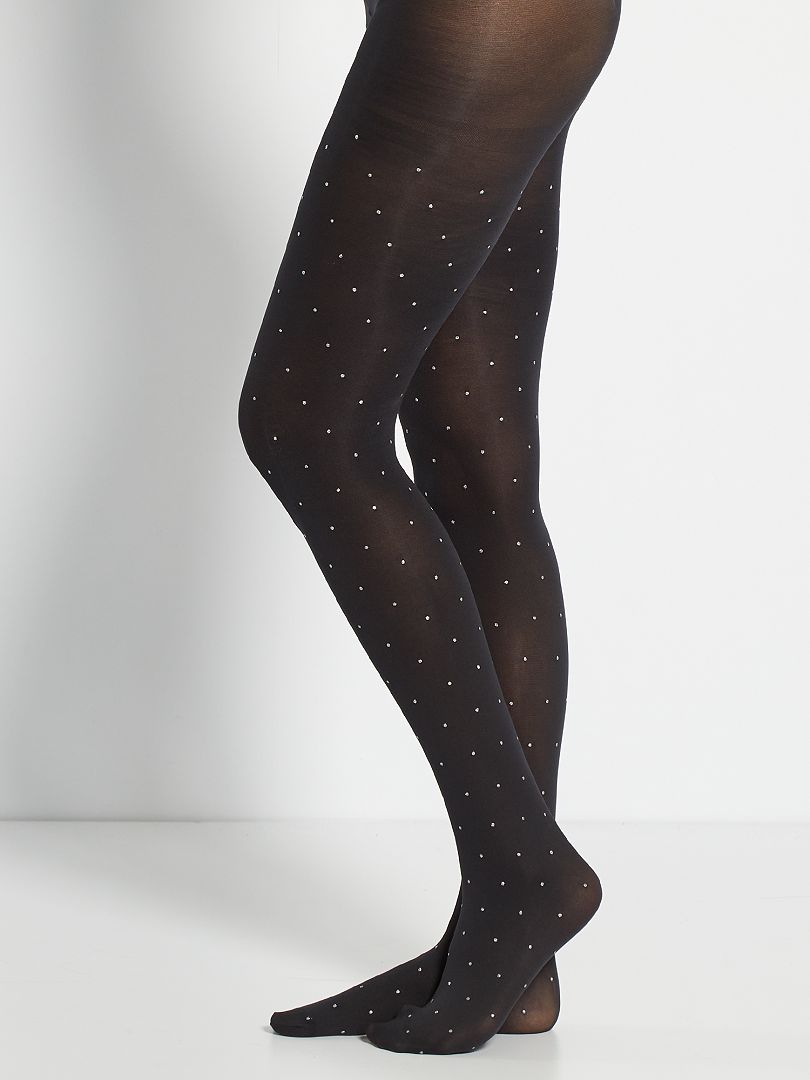 Collants D'été Fins 9 D MAT Noir Marque Cette - Tailles S (FR38/40), L (FR46/48) Ou Super (FR50/52)
