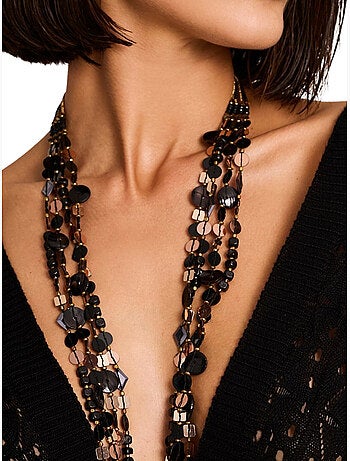 Collier long brillant complementos
