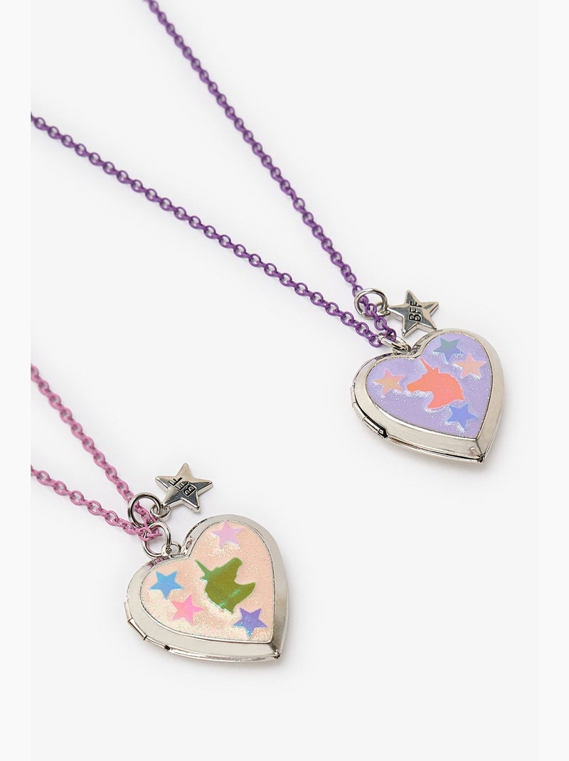 Collier unicorn bff pour fille penti Rose - Kiabi