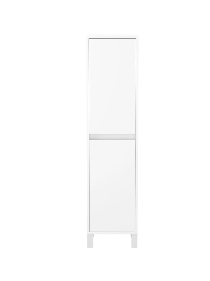 Colonne de salle de bains à 2 portes Blanc - Kiabi
