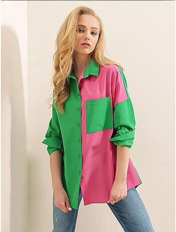 Color block-shirt bdart