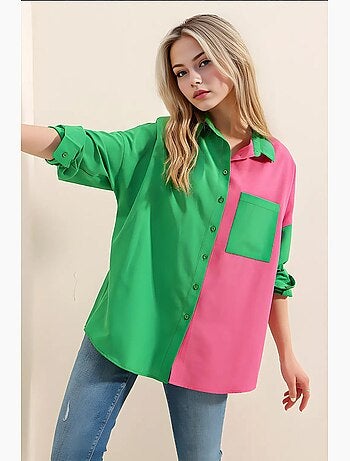 Color block-shirt bdart