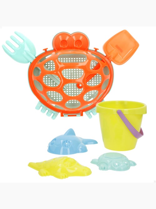 Colour beach cube avec accessoires et moules color beach - Kiabi