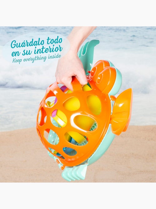 Colour beach cube avec accessoires et moules color beach - Kiabi