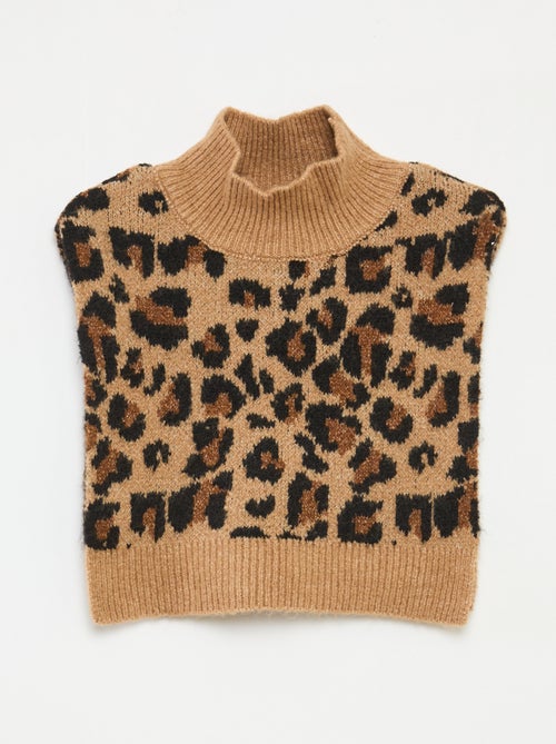 Colsjaal met halsinzet - Kiabi