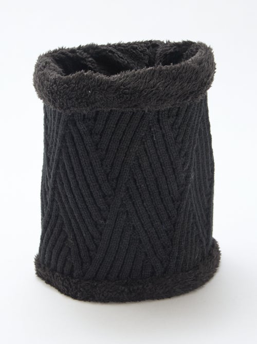 Colsjaal met schapenvachteffect - Kiabi