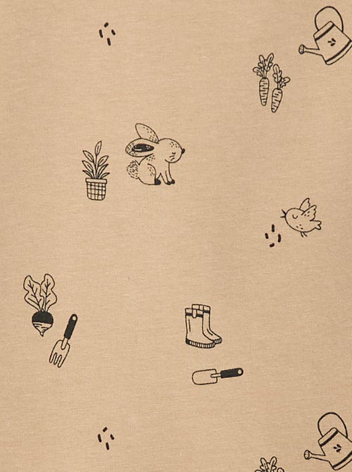 Coltrui met opstaande kraag en motiefje - Kiabi