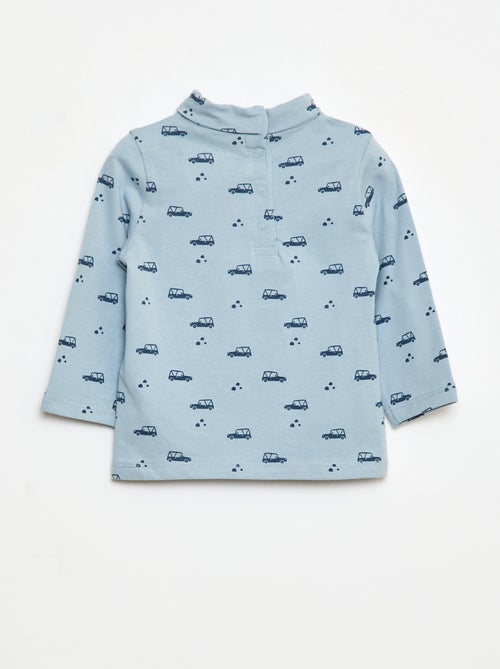 Coltrui met opstaande kraag en motiefje - Kiabi