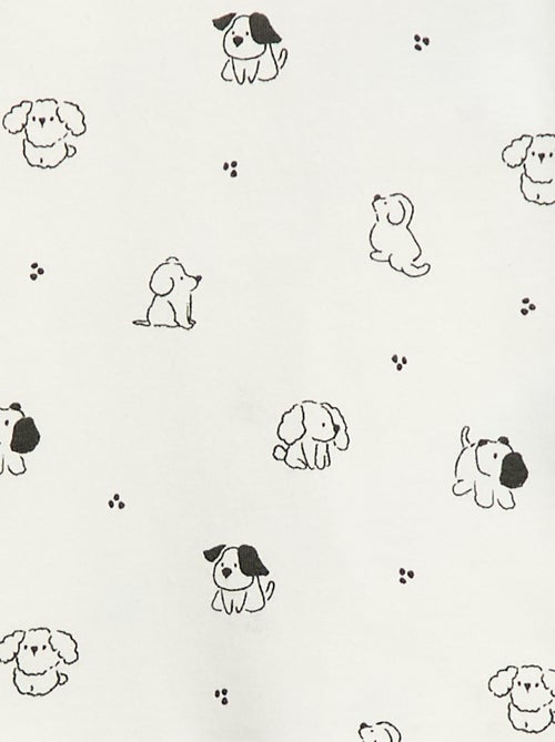 Coltrui met opstaande kraag en motiefje - Kiabi