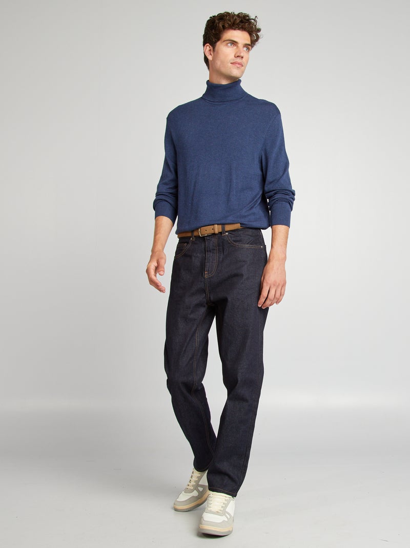 Coltrui van dun tricot BLAUW - Kiabi