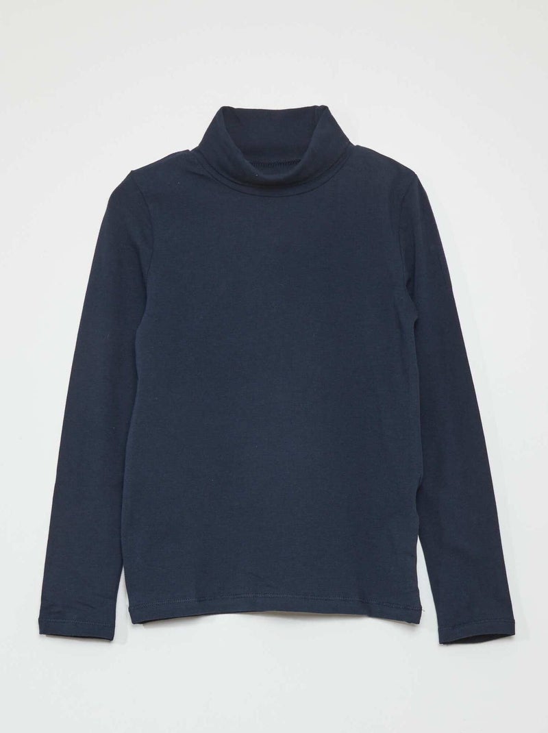 Coltrui van effen jersey BLAUW - Kiabi