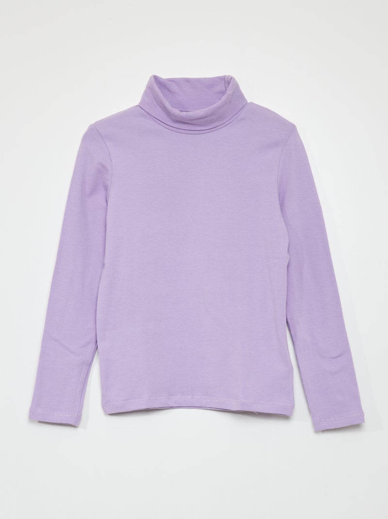 Coltrui van effen jersey PAARS - Kiabi