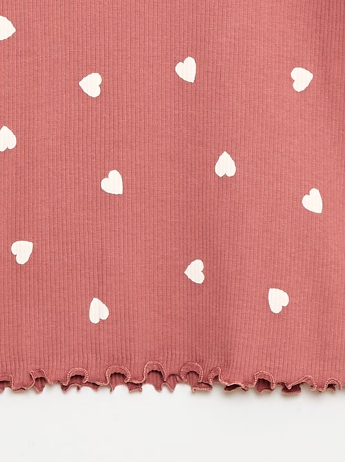 Coltrui van geribd katoen - Kiabi