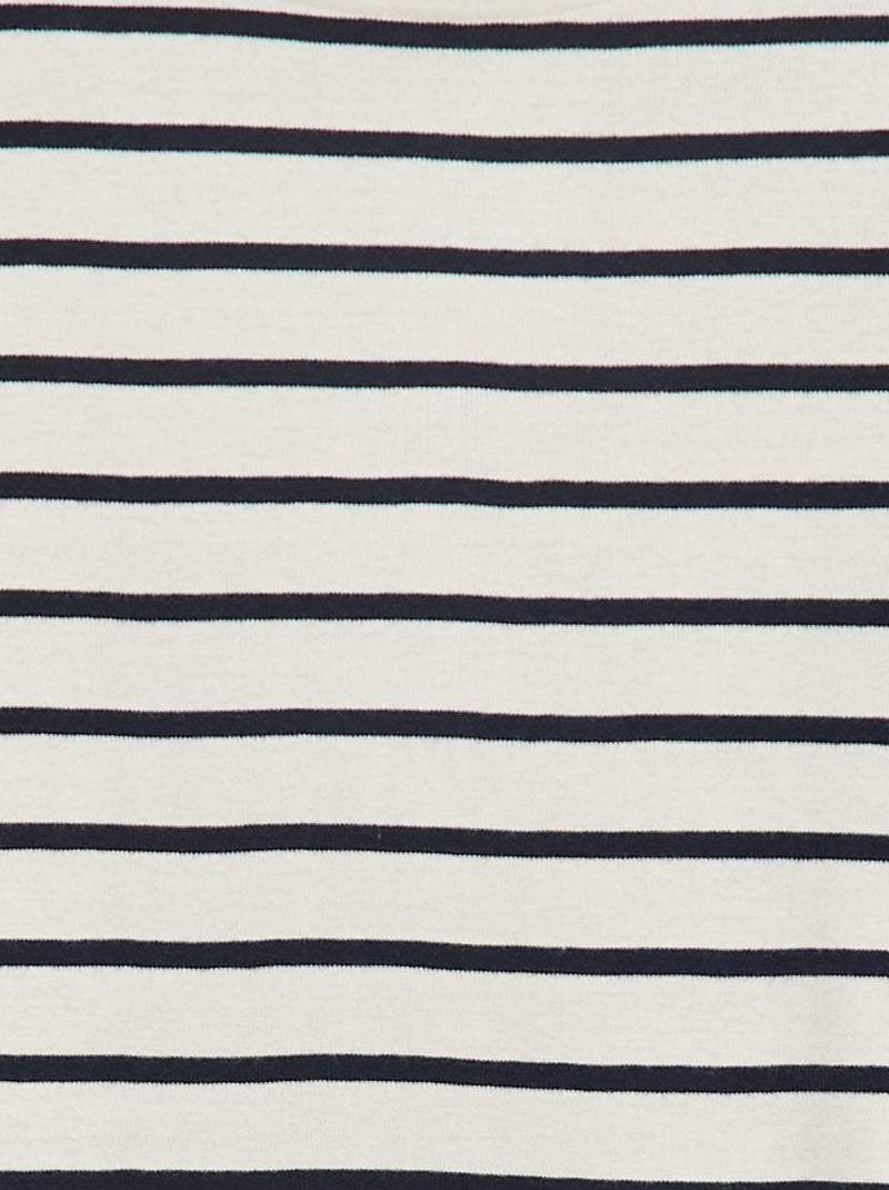 Coltruitje met strepen Wit - Kiabi