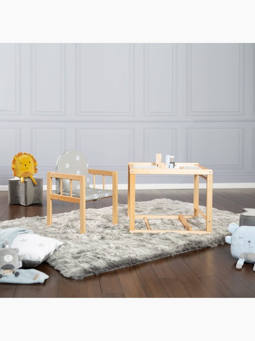 Combi-kinderstoel met waterdicht kussen 'little stars' roba - Kiabi Combi-kinderstoel met waterdicht kussen 'little stars' roba - Kiabi