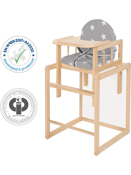 Combi-kinderstoel met waterdicht kussen 'little stars' roba - Kiabi Combi-kinderstoel met waterdicht kussen 'little stars' roba - Kiabi