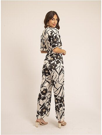 Combi pantalon motifs elga