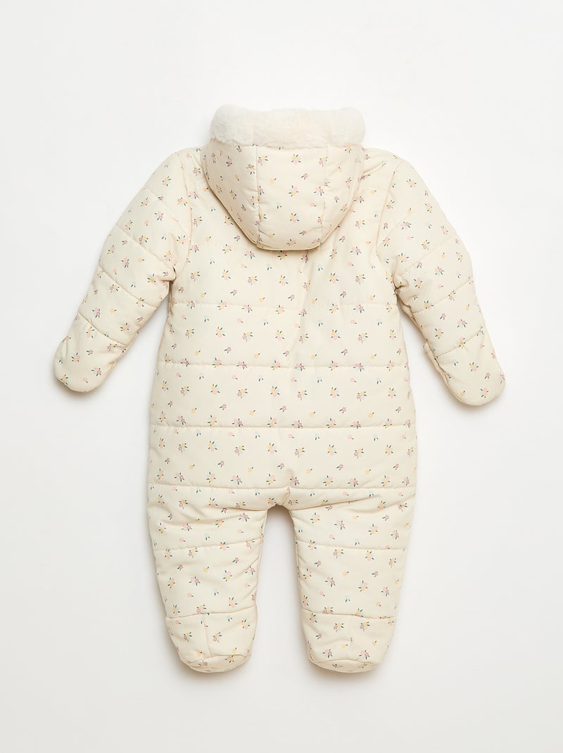 Combi pilote matelassée Beige - Kiabi