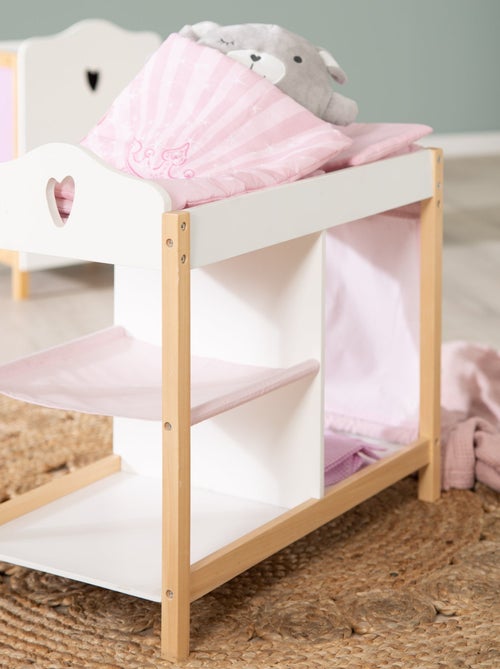 Combi-poppenbed met accessoires 'Scarlett' - ROBA - Kiabi Combi-poppenbed met accessoires 'Scarlett' - ROBA - Kiabi