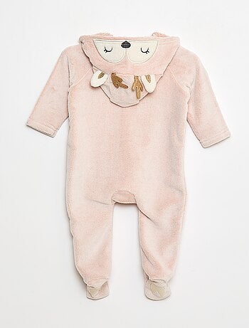 Combi pyjama chaude animal