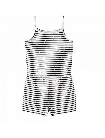 Combi-short à rayures fille name it