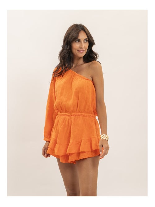 Combi-short gaze de coton xitonia - Kiabi Combi-short gaze de coton xitonia - Kiabi