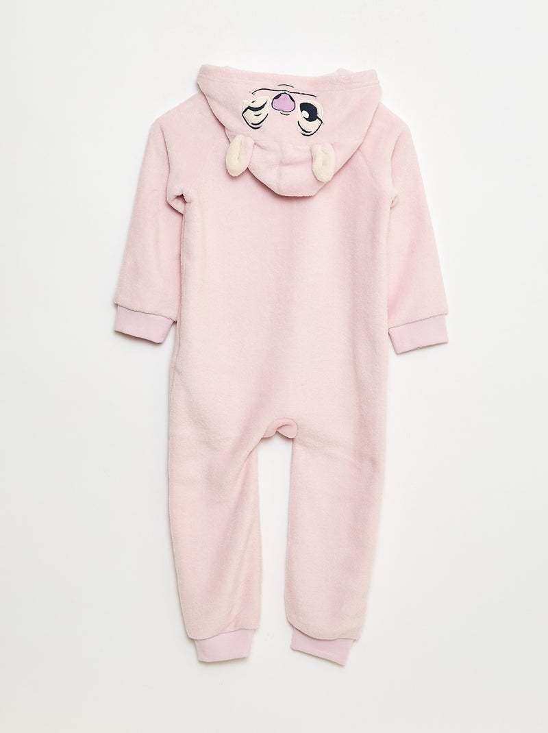 Combinaison 'Angel' 'Disney' en polaire ultra-doux Rose - Kiabi