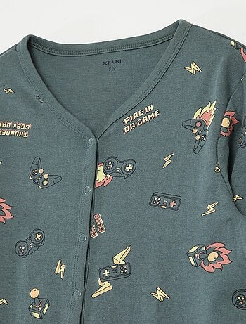 Combinaison avec ouvertures à pressions - collection facile à enfiler