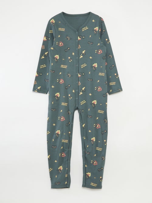 Combinaison avec ouvertures à pressions - collection facile à enfiler - Kiabi