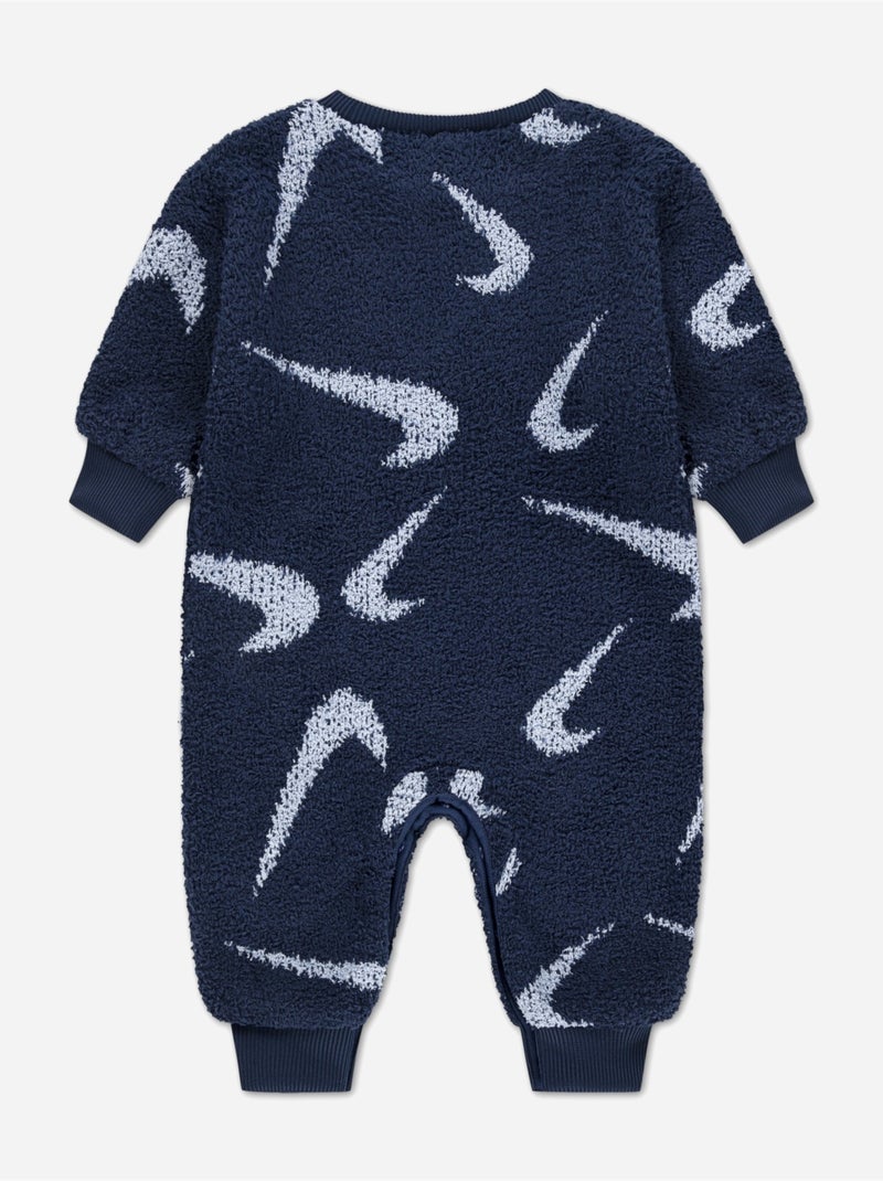 Combinaison bébé en polaire - Nike Bleu - Kiabi