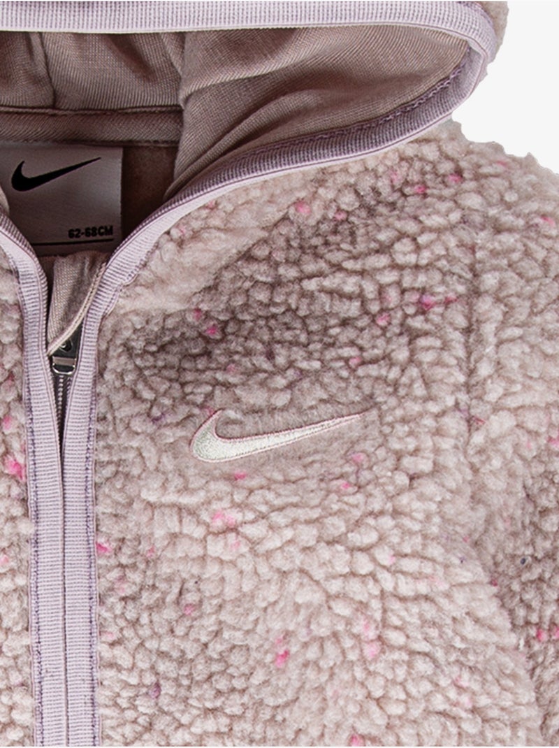 Combinaison Bébé en polaire - Nike Violet - Kiabi