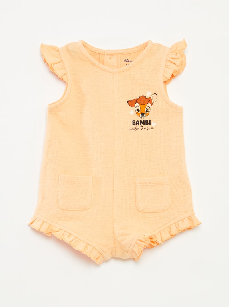 Combinaison courte à volants 'Disney' ORANGE - Kiabi