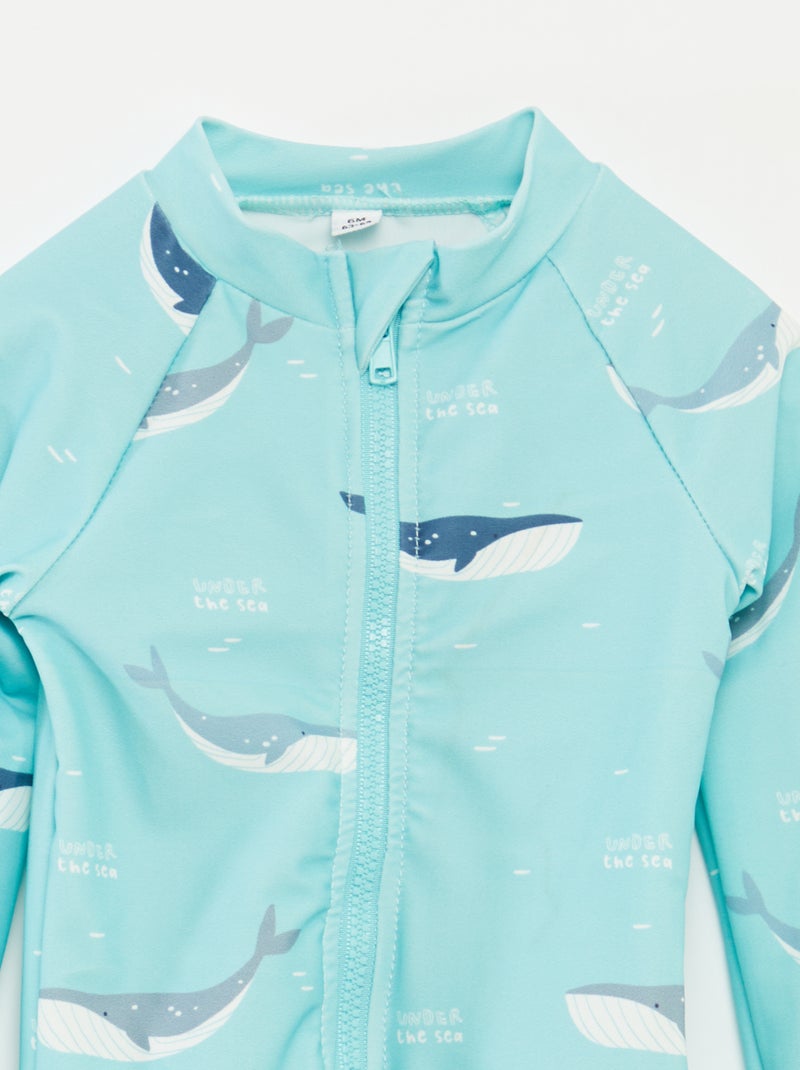 Combinaison de bain 1 pièce BLEU - Kiabi