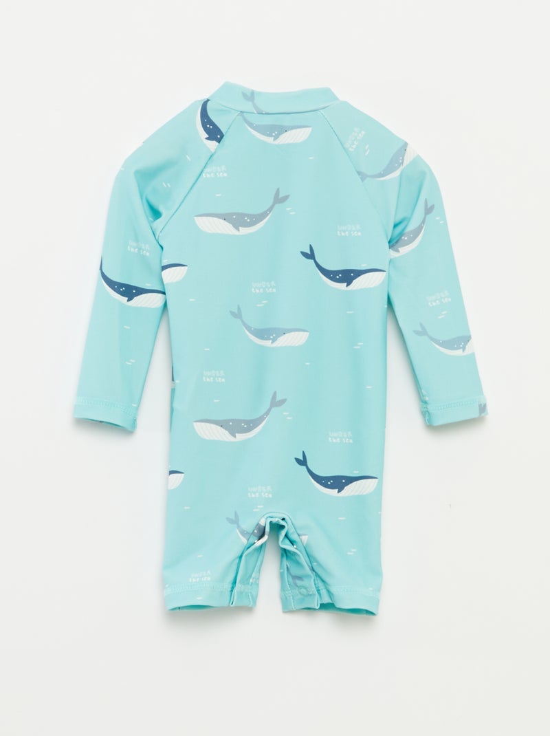 Combinaison de bain 1 pièce BLEU - Kiabi