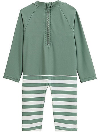 Combinaison de bain bébé manches longues protection UV Hello Dino