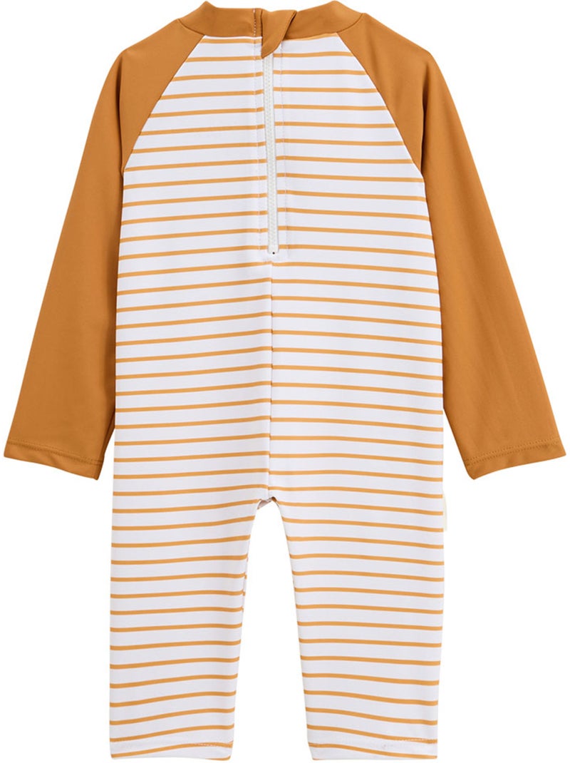 Combinaison de bain bébé manches longues protection UV Mio Camel - Kiabi