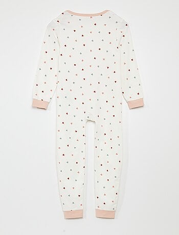 Combinaison pyjama - blanc - Kiabi