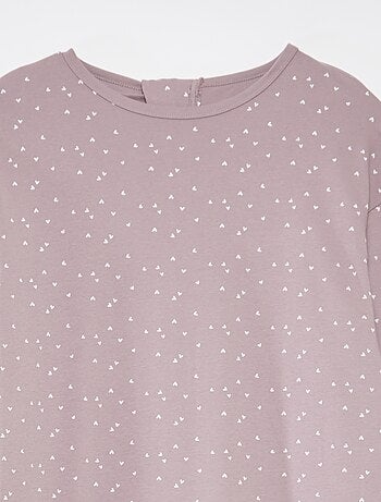 Combinaison de nuit avec ouverture zippée - collection facile à enfiler