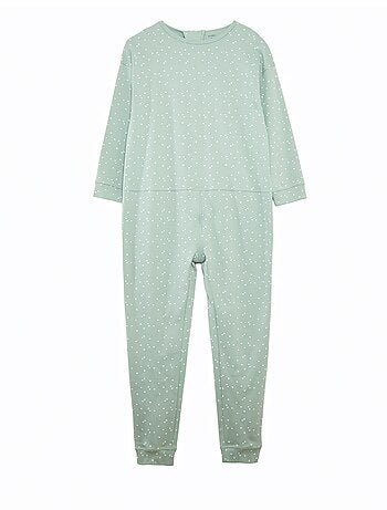 Combinaison de nuit avec ouverture zippée - collection facile à enfiler