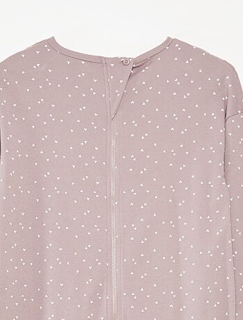 Combinaison de nuit avec ouverture zippée - So Easy