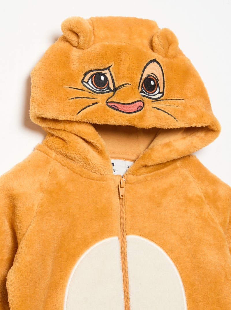 Combinaison de nuit 'Disney' avec capuche Beige - Kiabi