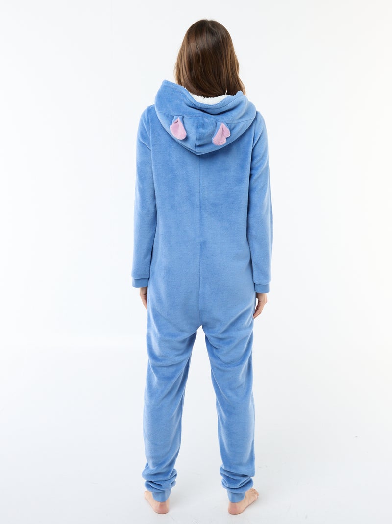 Combinaison de nuit en polaire 'Stitch' 'Disney' Bleu - Kiabi