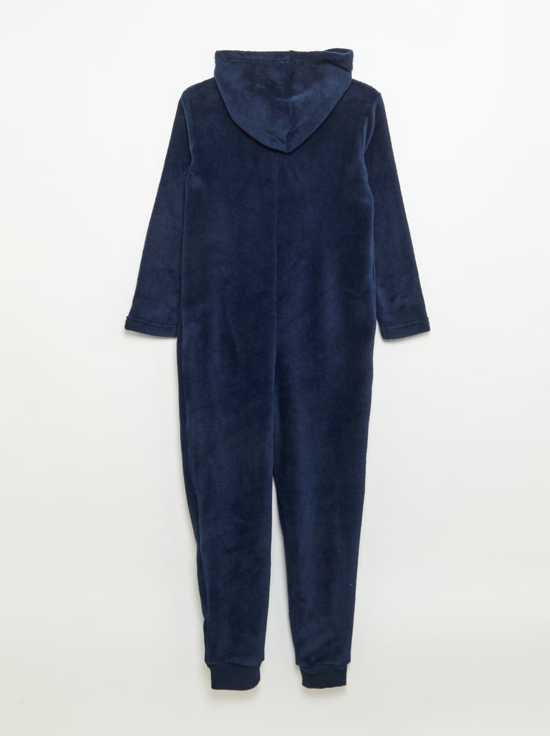 Combinaison de nuit 'Grinch' en polaire Bleu - Kiabi