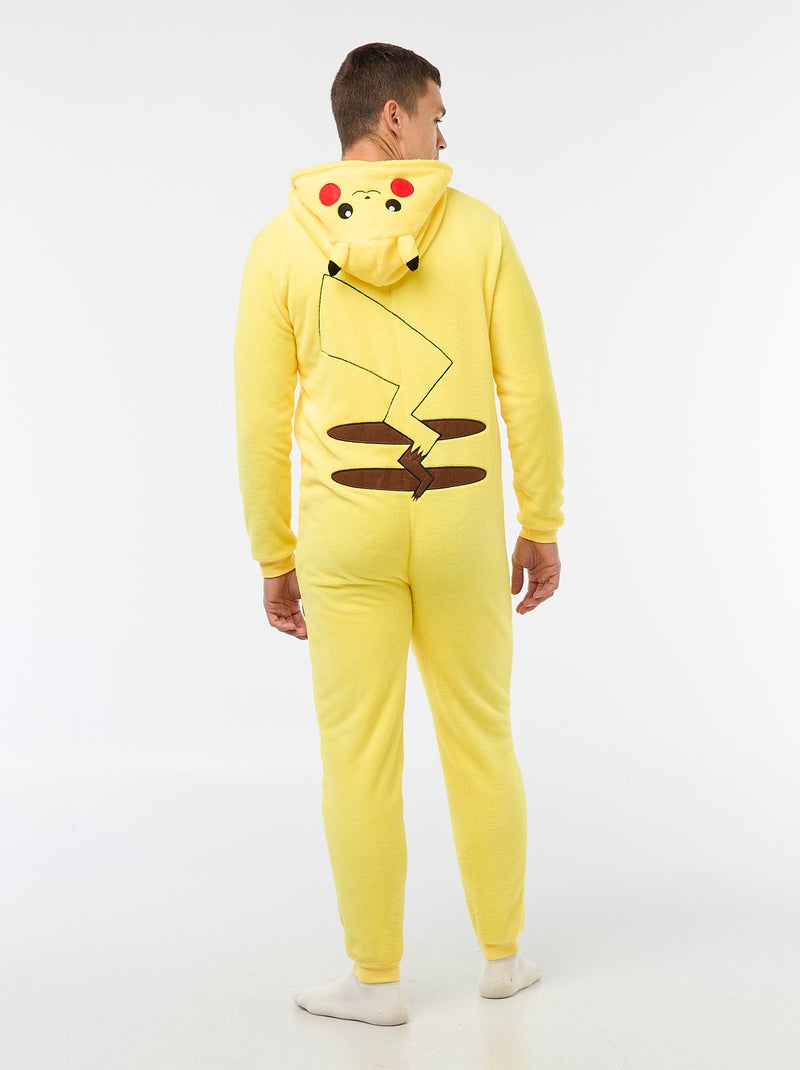 Combinaison de nuit 'Pokémon' en polaire Jaune - Kiabi