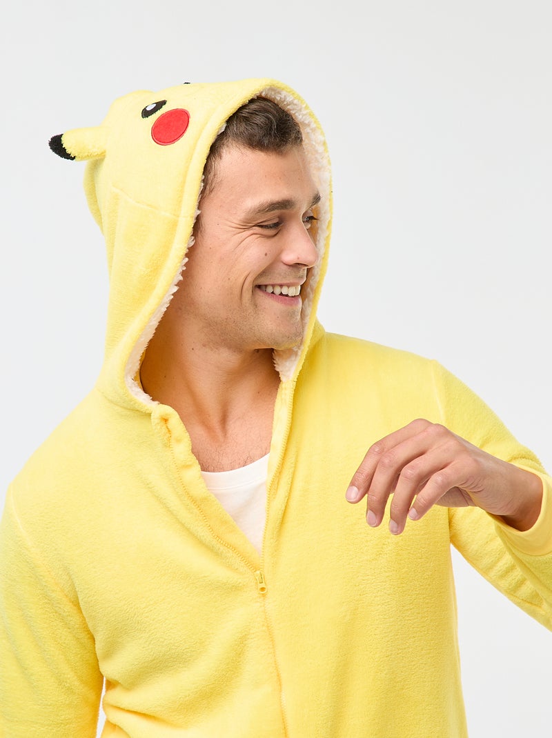 Combinaison de nuit 'Pokémon' en polaire Jaune - Kiabi